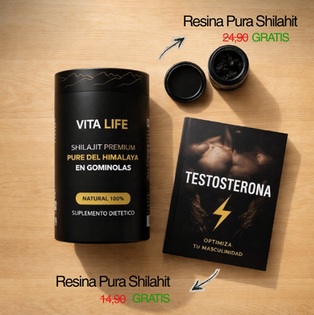 Suplemento de Gominolas de Shilajit Pura - Vita Life