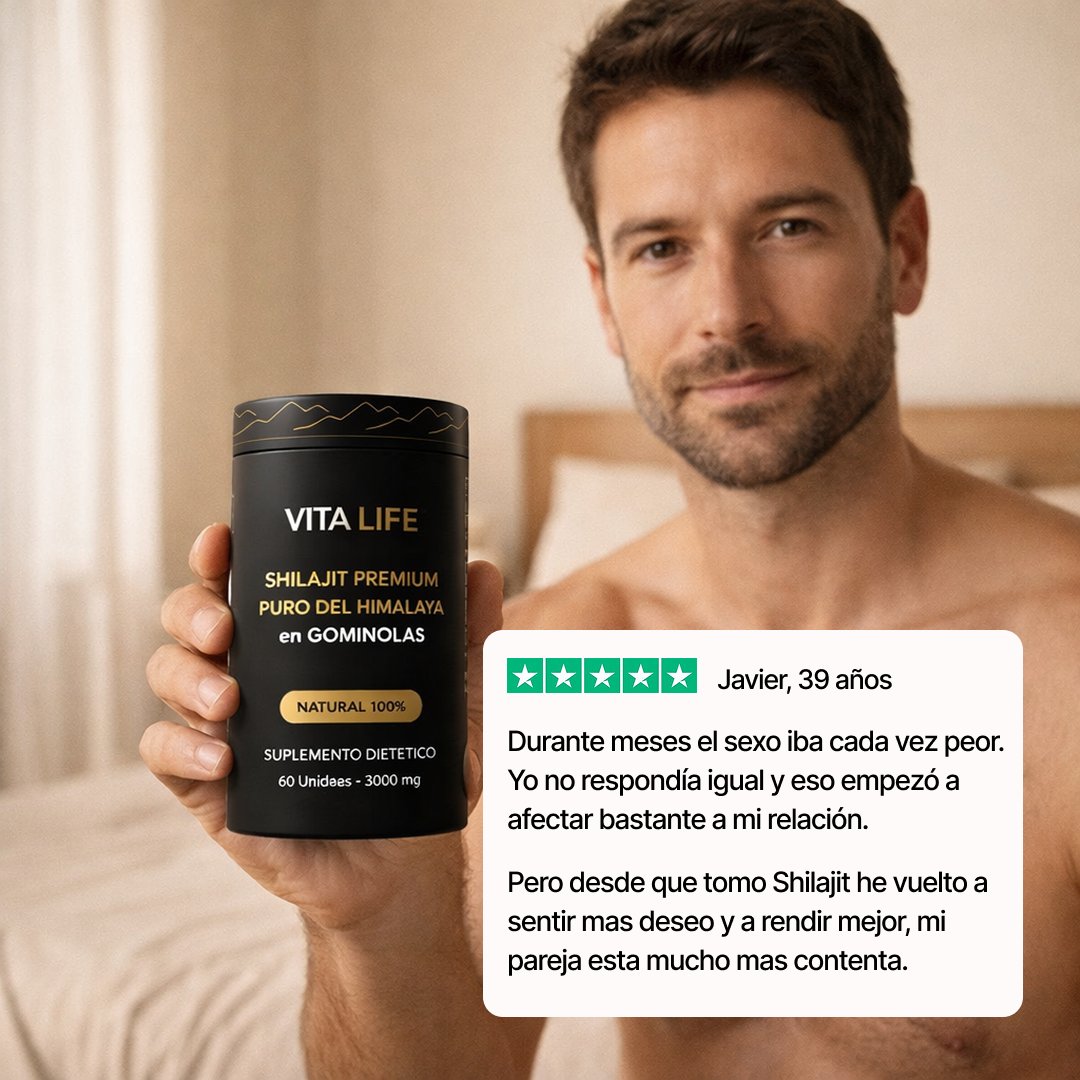 Suplemento de Gominolas de Shilajit Pura - Vita Life