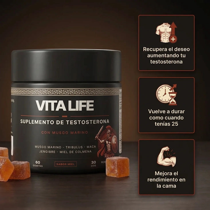 Regenerador de Testosterona Natural con Musgo Marino