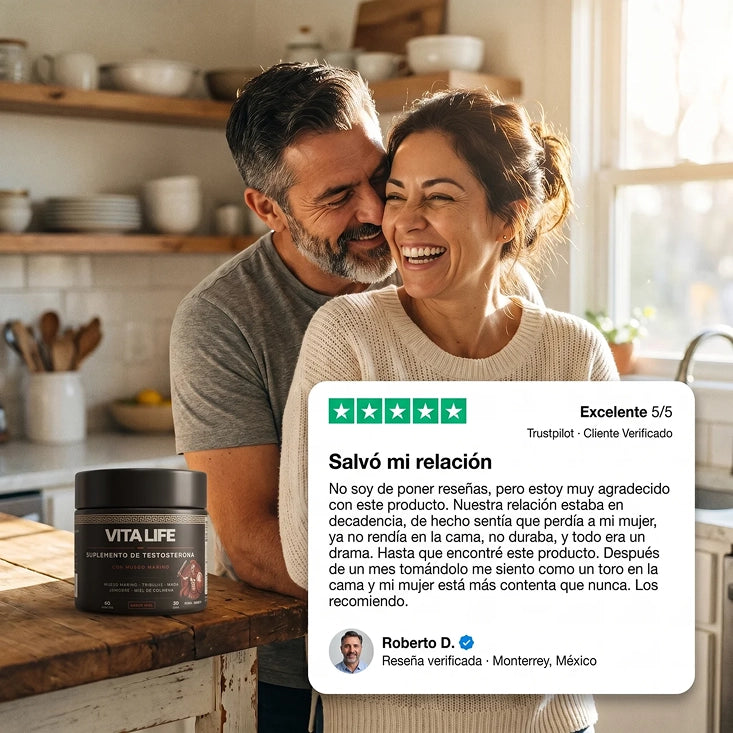 Regenerador de Testosterona Natural con Musgo Marino