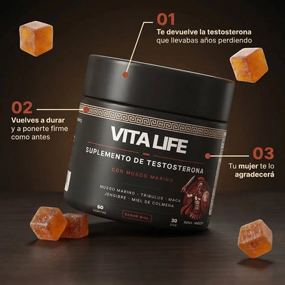 Regenerador de Testosterona Natural con Musgo Marino